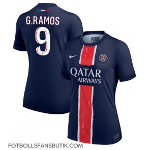 Paris Saint-Germain Goncalo Ramos #9 Replika Hemmatröja Damer 2024-25 Kortärmad